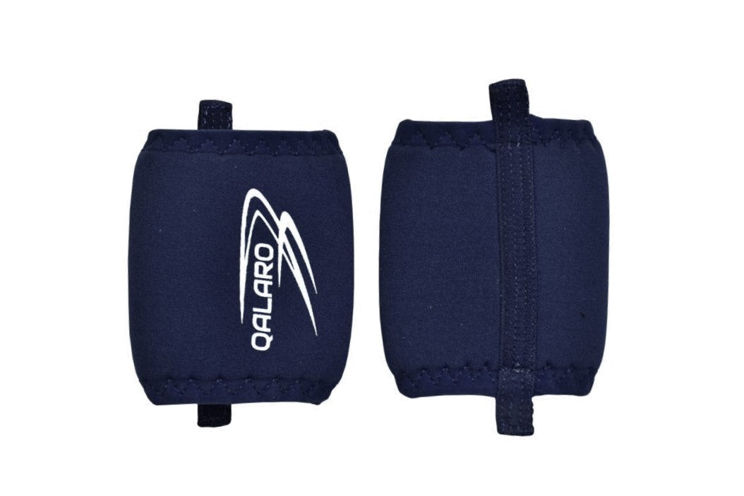 Qalaro Double Buckle PRO SLIM Leather Gymnastics Grips, Wristbands & Drawstring Bag
