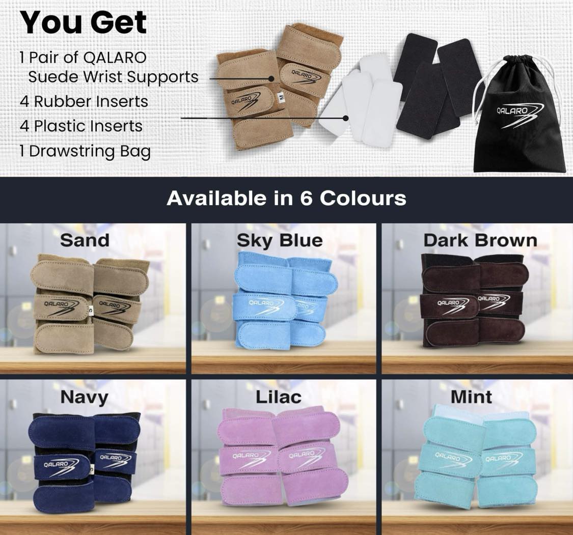 Suede Wrist Supports (Pair) - Sand