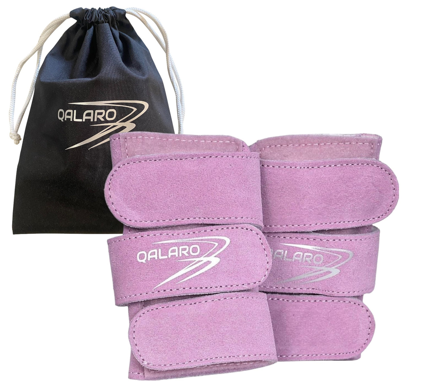 Suede Wrist Supports (Pair) - Lilac